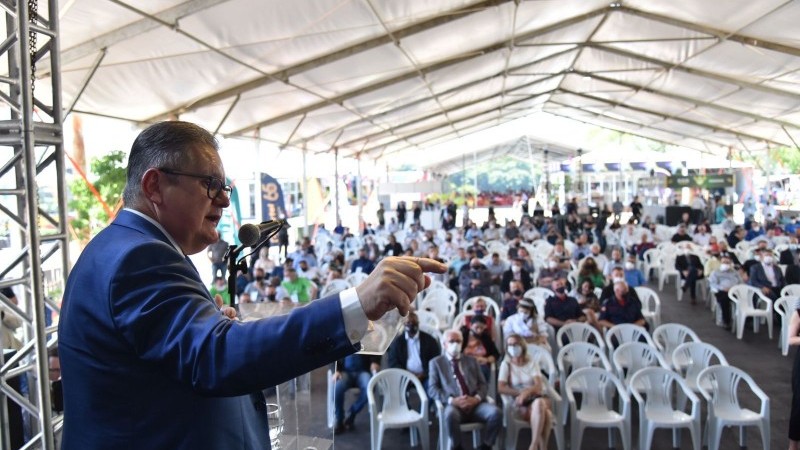 "Realizamos importantes reformas estruturais que estão possibilitando uma série de investimentos históricos", disse Ranolfo