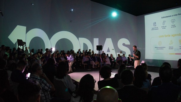 Vice governador Gabriel Souza participa do evento que marca os primeiros 100 dias de governo 3