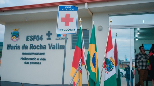 Gabriel Souza realiza a Inauguração da reforma e ampliação da unidade básica de saúde Maria da Rocha Valim, em Três Cachoeiras