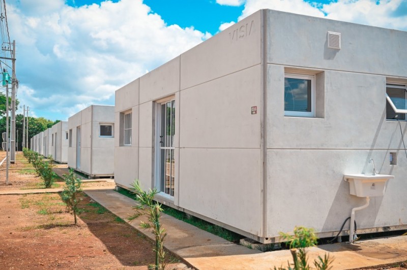 Governo entrega casas temporárias em São Jerônimo 3