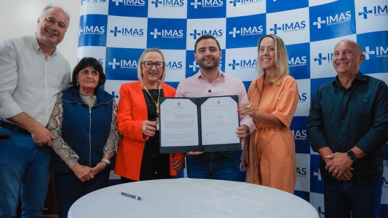 Assinatura de novo contrato com o Imas