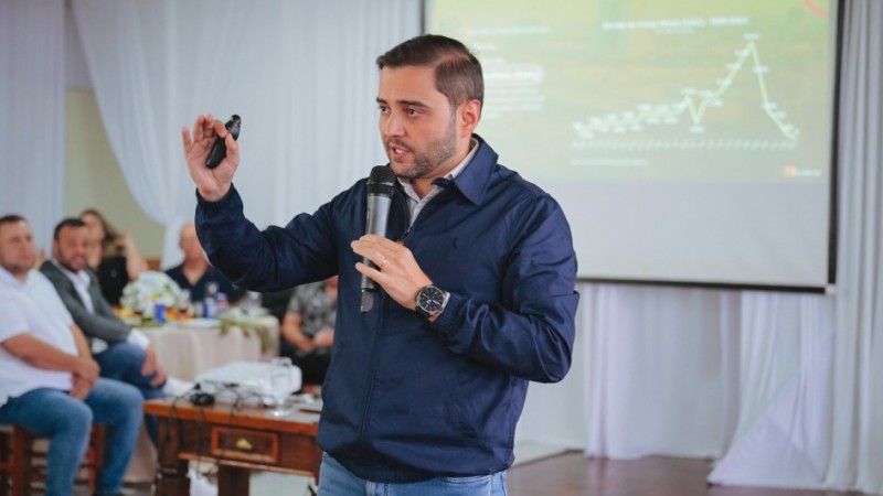 Palestra do vice-governador sobre investimentos do Estado no vale do Paranhana