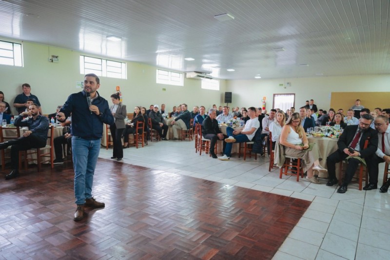 Palestra do vice governador em Rolante