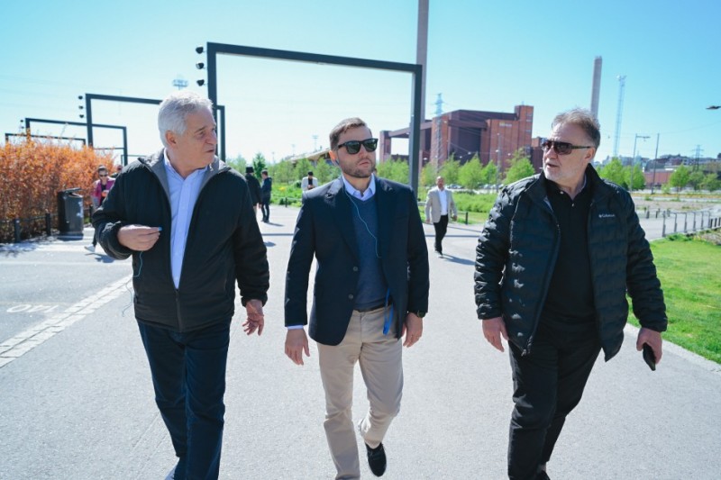 Gabriel em visita à Kalasatama Smart City.