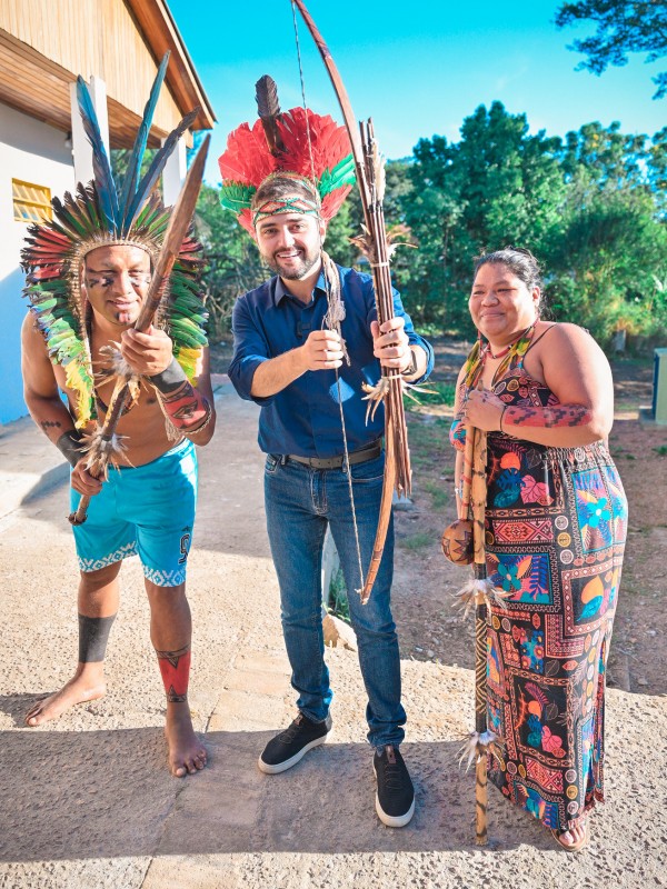 19 04 2024 – Entrega das obras da reforma geral da Escola Indígena de Ensino Fundamental Fág Nhin (1)