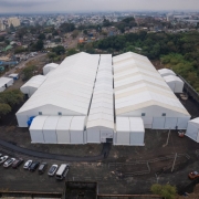 Imagem aérea do Centro de Acolhimento Vida